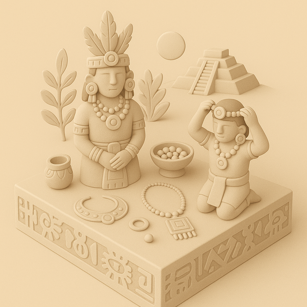 Découvrez les Rituels et Parures des Cérémonies Mayas : Bijoux et Traditions Ancestrales